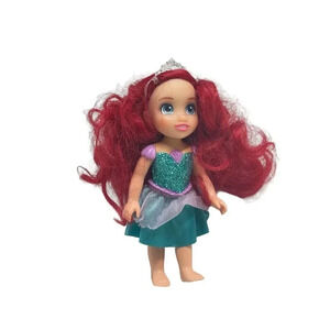 Disney Ariel The Little Mermaid Princess Deluxe Petite Toddler 6" Doll Figure